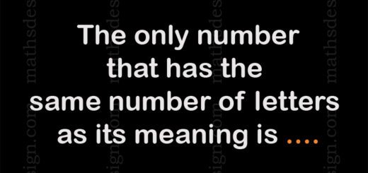 Fascinating Math Fact: The Unique Quality of the Number Four
