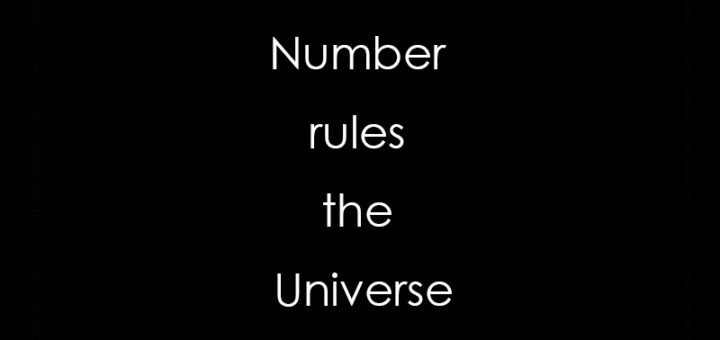 Number rules the universe