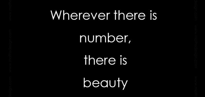 Wherever there is number, there is beauty, Proclus