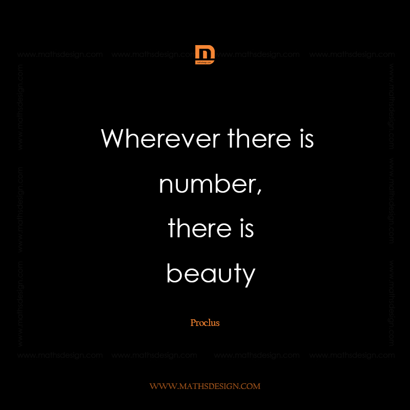 Wherever there is number, there is beauty, Proclus